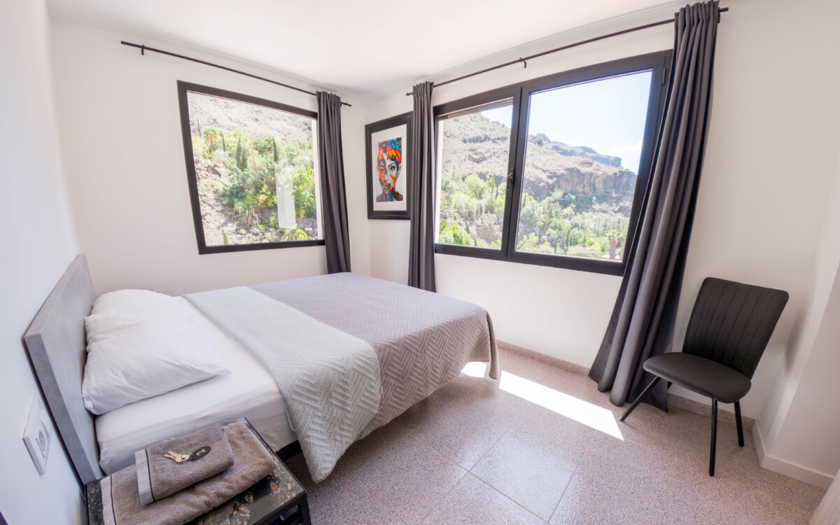 A peaceful private bedroom at Casa Agama